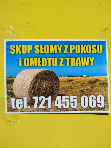 Kupię słomę z pokosu