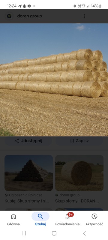 Kupię Słome z pokosa