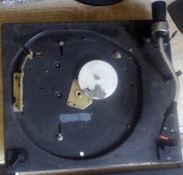 Gramofon stereo - do wstawienia w obudowę lub na części