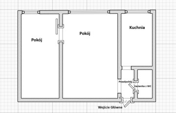 Mieszkanie 33m2, parter, Konin