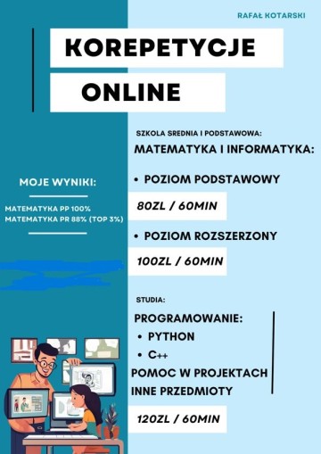 KOREPETYCJE wakacyjne / przygotowanie do poprawki