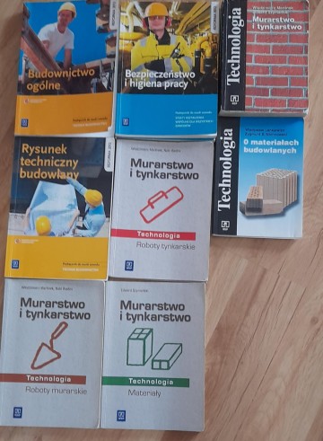 Sprzedam podręczniki MURARZ MECHANIK ŚLUSARZ FIZYKA