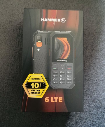 Telefon Hammer 6 LTE czarny