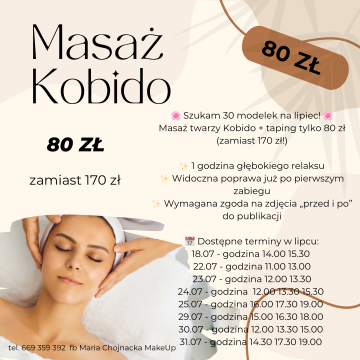 Modelki na masaż twarzy KOBIDO