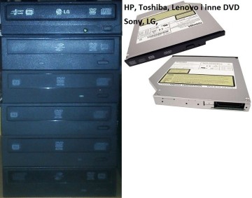 Napędy wewnętrzne DVD do laptopa i stacjonarne