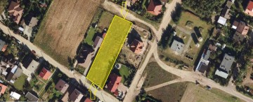Działka o pow. 1600m2-wydane warunki zabudowy -Węglew