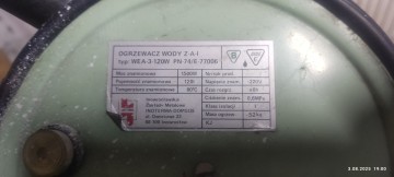 Nowy bojler uniwersalny 120 l