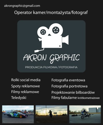 Filmy reklamowe, teledyski, rolki